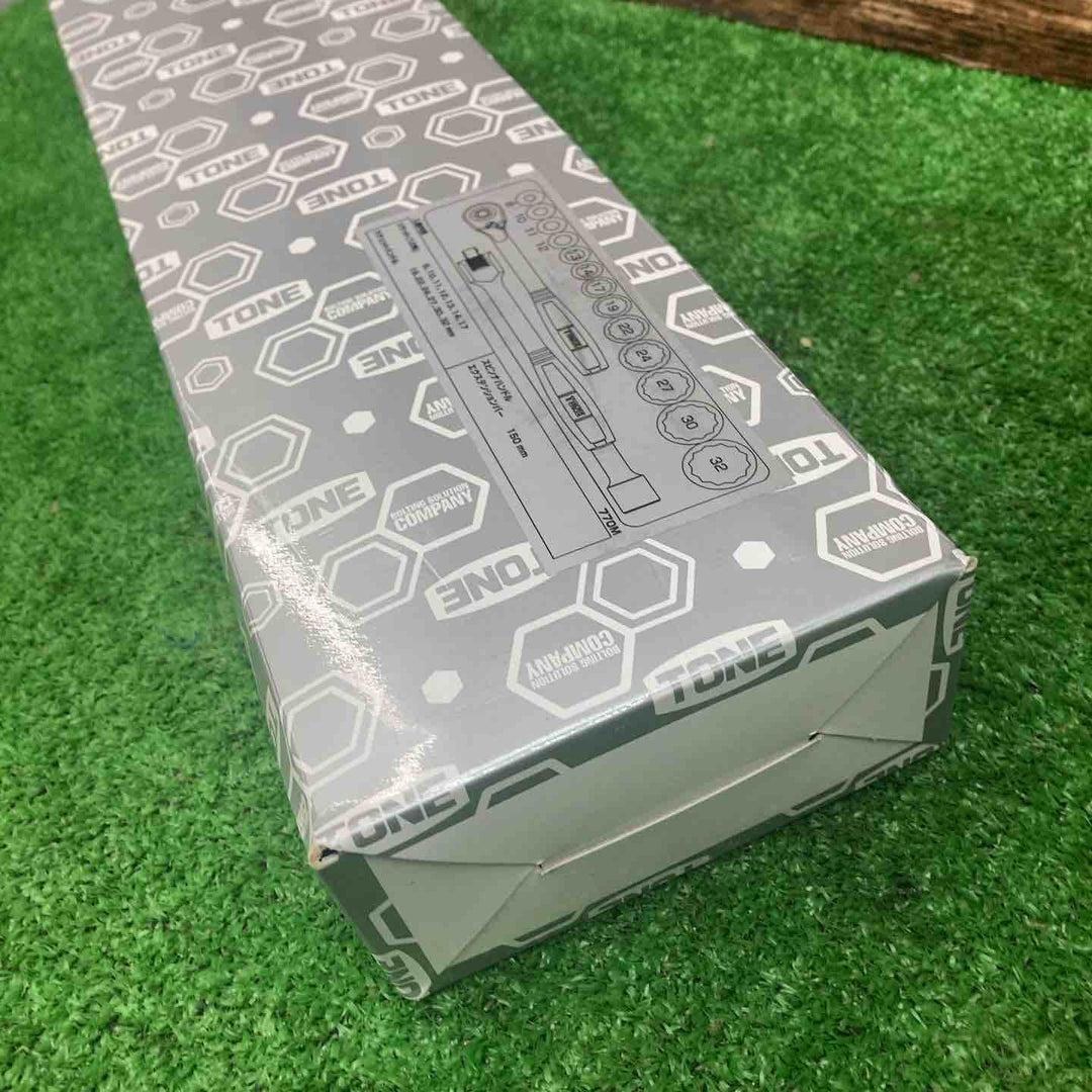 ◇トネ(TONE) ソケットレンチセット 差込角12.7mm(1/2") 770M 内容16点 シルバー【川越店】