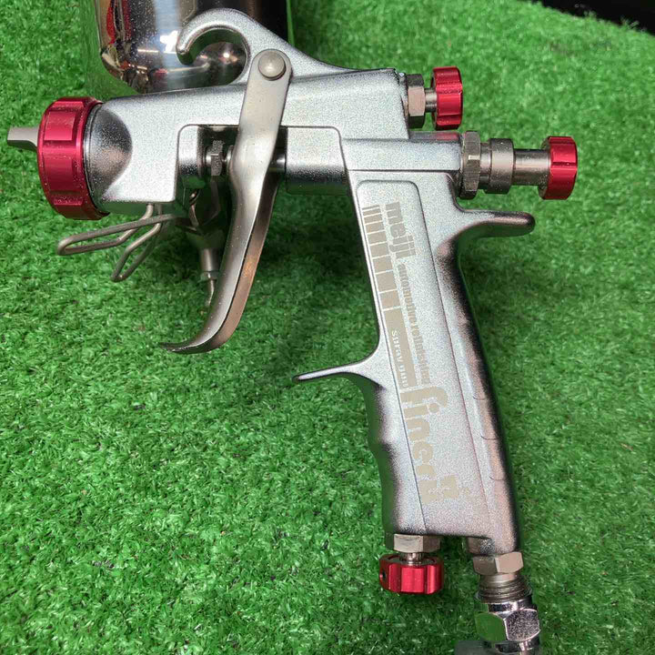 【美品】明治 meiji スプレーガン finer2 カップ・レギュレーター付【岩槻店】