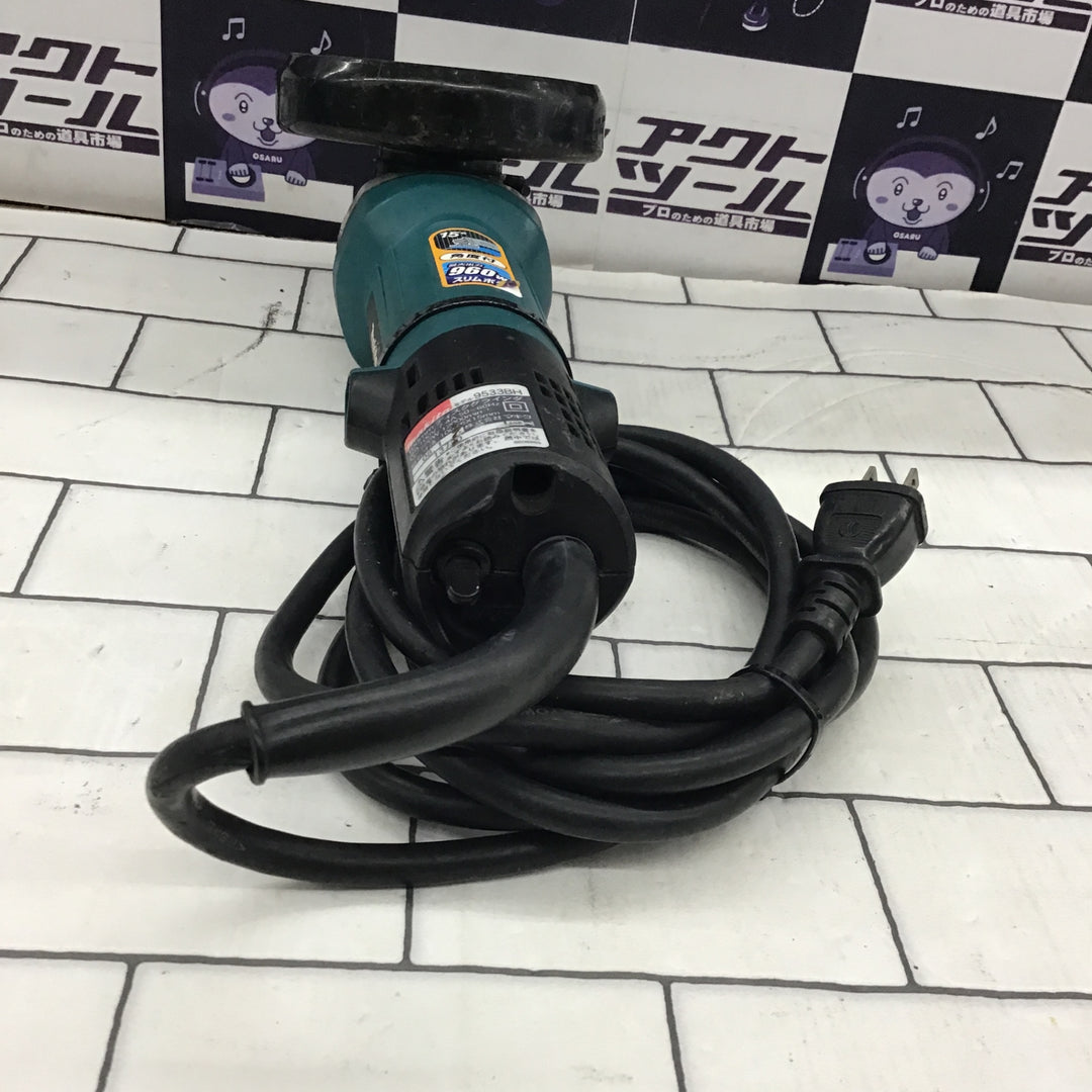 ○マキタ(makita) 100mmディスクグラインダ ボディ角度15°  9533BH【所沢店】