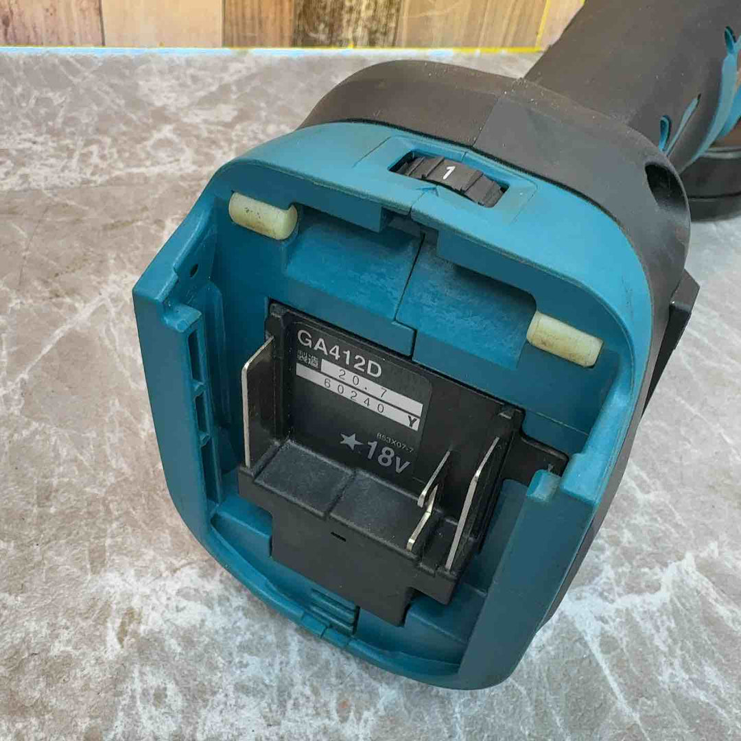 ★マキタ(makita) 100mmコードレスディスクグラインダ GA412DZ【八潮店】