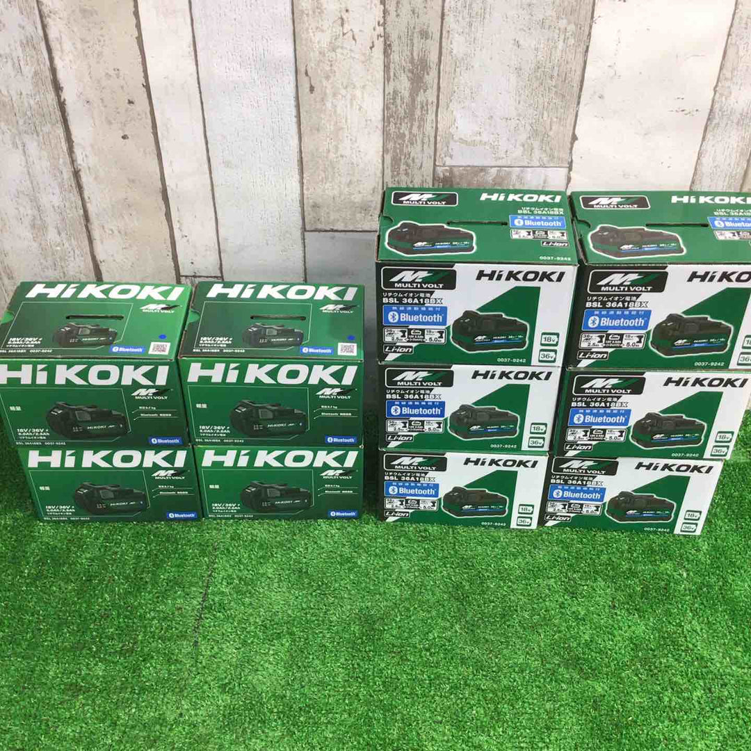 ★HiKOKI リチウムイオンバッテリー 36V/2.5Ah BSL36A18BX 新外装4個 従来品6個 計10個【町田店】
