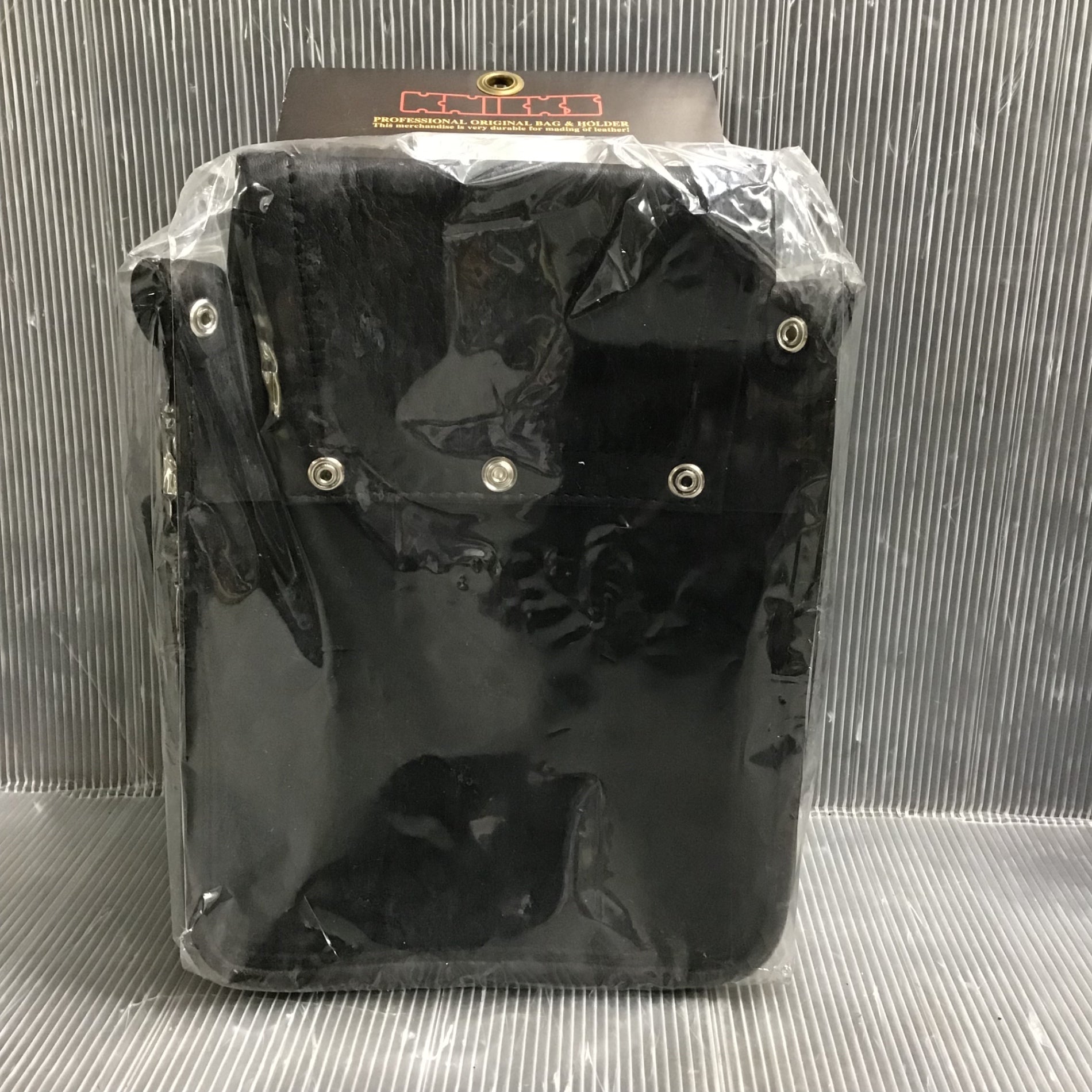 KNICKS(ニックス) KB-201DDSP 総グローブ革2段腰袋(ブラック) ニックス