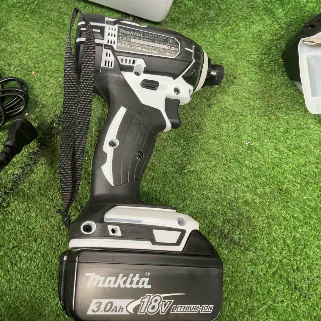 ★マキタ(makita) コードレスインパクトドライバー TD149DRFXW フルセット【草加店】