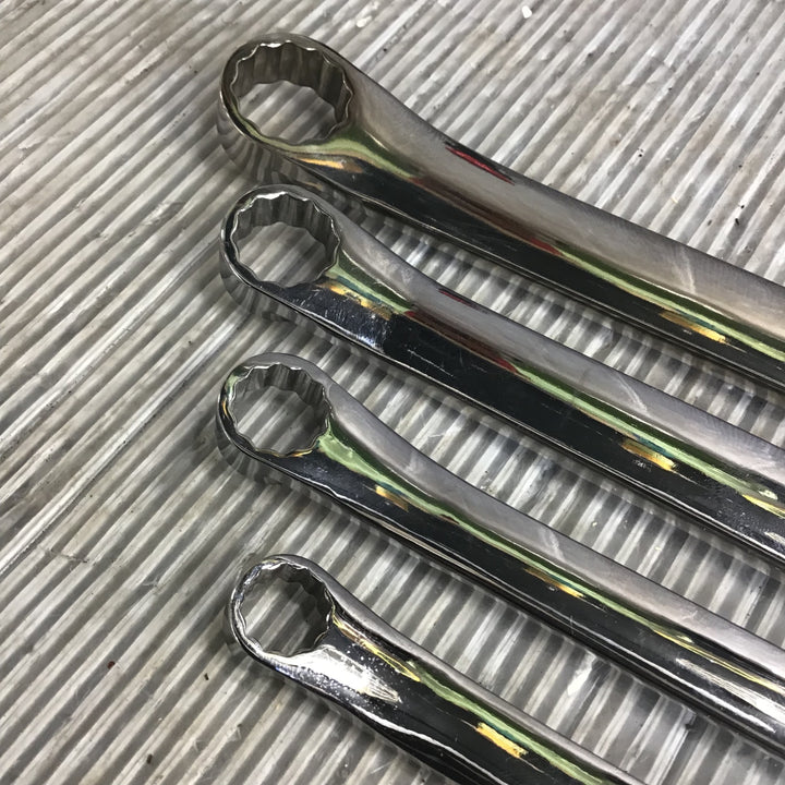 スナップオン(Snap-on) メガネレンチ 4本セット XDHM1012 XDHM1214 XDHM1417 XDHM1719【中古品】