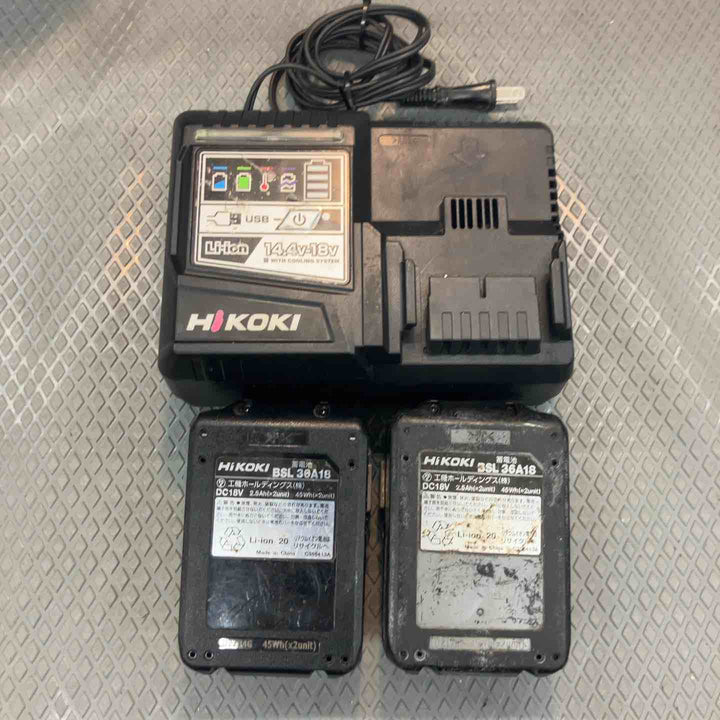【中古品】ハイコーキ(HIKOKI ※旧:日立工機) コードレスインパクトレンチ WR18DBDL2(2LXPK)【所沢店】