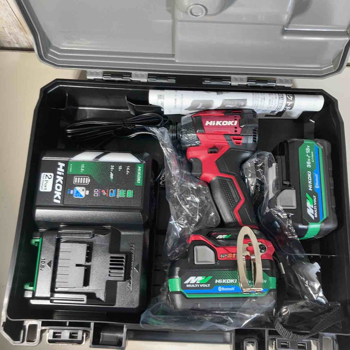 ★ハイコーキ(HIKOKI ※旧:日立工機) コードレスインパクトドライバ スコーピオンレッド WH36DD(2XHRSZ)【戸田店】