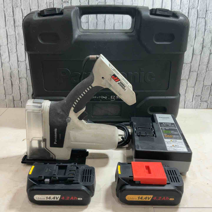 ◇パナソニック(Panasonic) コードレス角穴カッター EZ4543LS2S-B 14.4V 動作確認済み【川口店】