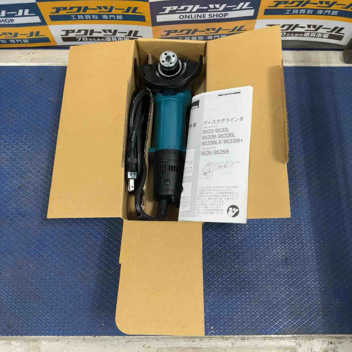 ☆マキタ(makita) ディスクグラインダ 低速高トルク ブレーキ付 100mm 9533BLA【草加店】