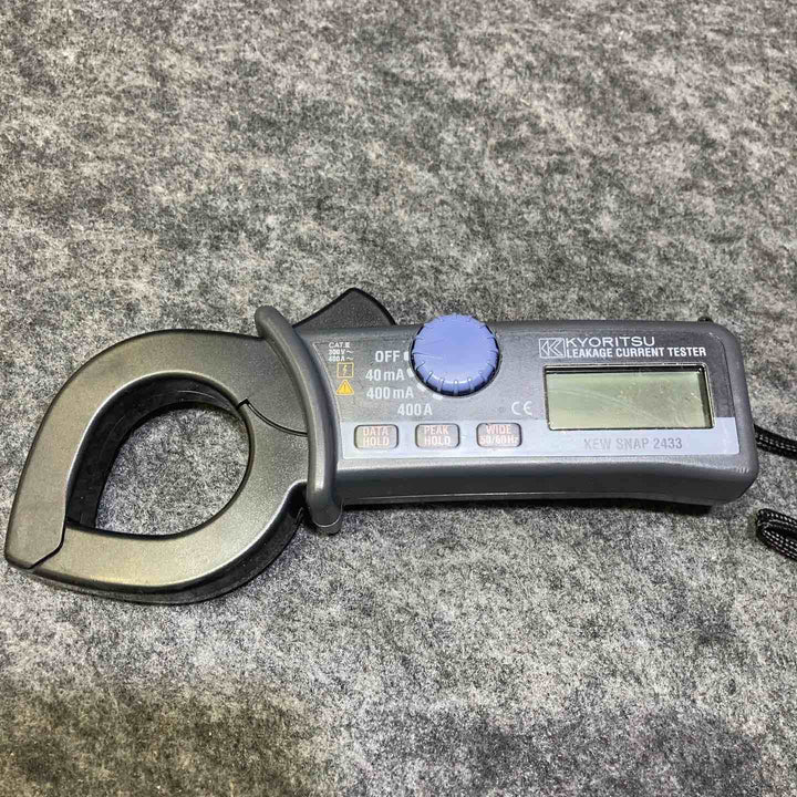 共立電気計器 (KYORITSU) 2433 キュースナップ・漏れ電流・負荷電流測定用クランプメータ【桶川店】