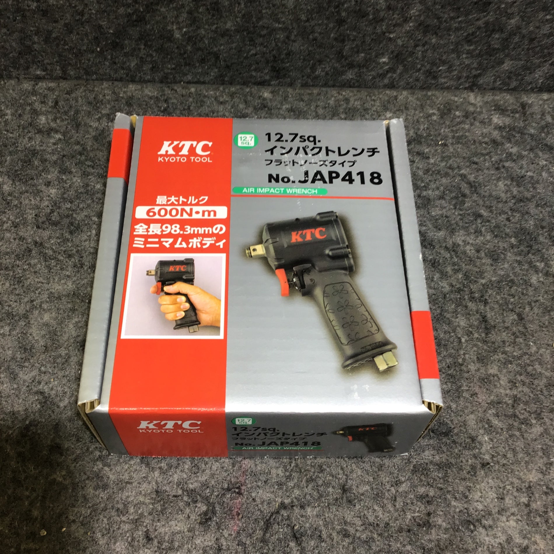 【工場直販】KTC エアインパクトレンチ JAP418 未使用品 12.7sq. (1) エアーインパクトレンチ