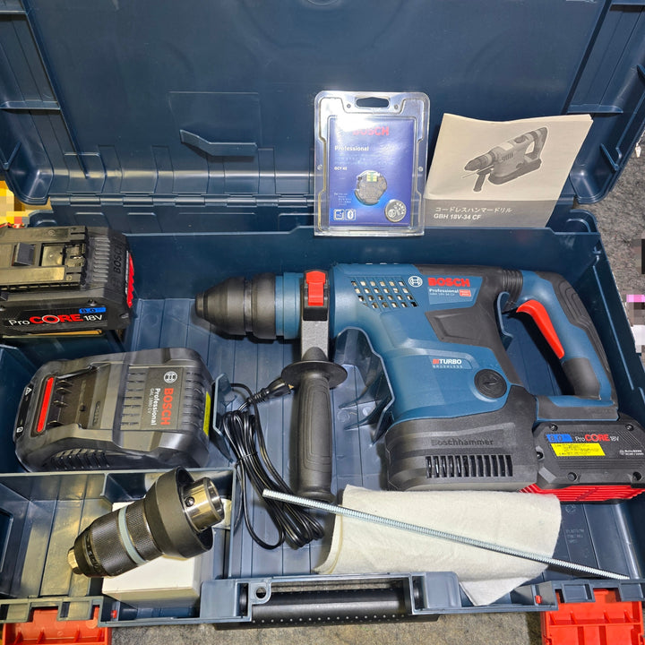 【特別特価！未使用品】BOSCH (ボッシュ) 18V コードレスハンマードリル GBH18V-34CF【桶川店】