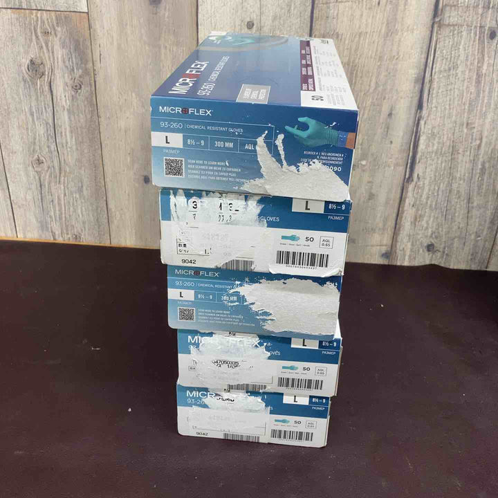 【未使用品(店頭展示品)】 Microflex(アンセル) 93-260 ニトリルネオプレン手袋 500枚×10箱セット S/M/Lサイズ 【東大和店】