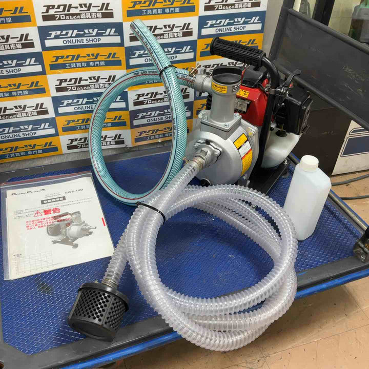 ナカトミ(NAKATOMI) ドリームパワー エンジンポンプ 2サイクル 1インチ 最大吐出量120L/min EWP-10D【草加店】