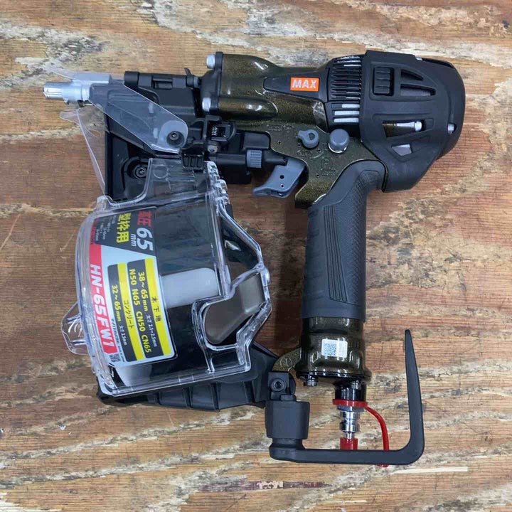 ★マックス(MAX) 釘打ち機 HN-65FW1(V)_アンバーオリーブ【柏店】