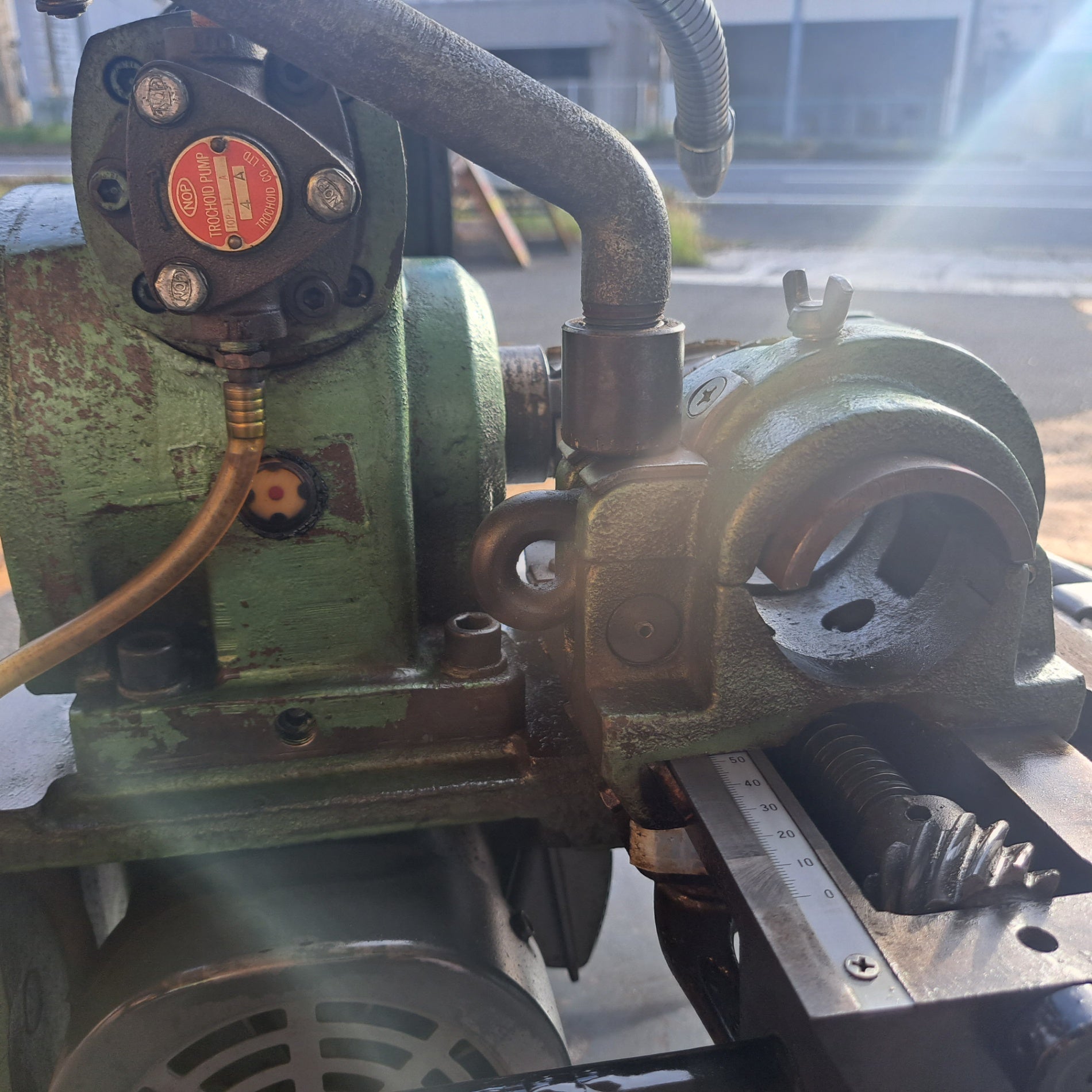 中古・店頭受取り限定】 西部マシン パイプえぐり機 SM-A2型 三相 200V