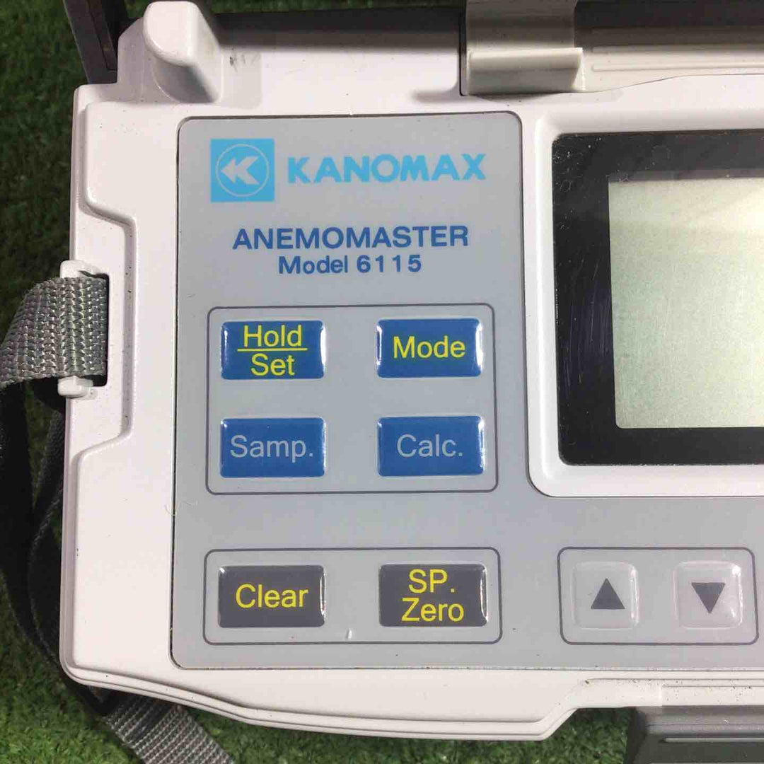 ◇KANOMAX アネモマスター風速計(風速・風温・圧力) MODEL:6115【川口店】