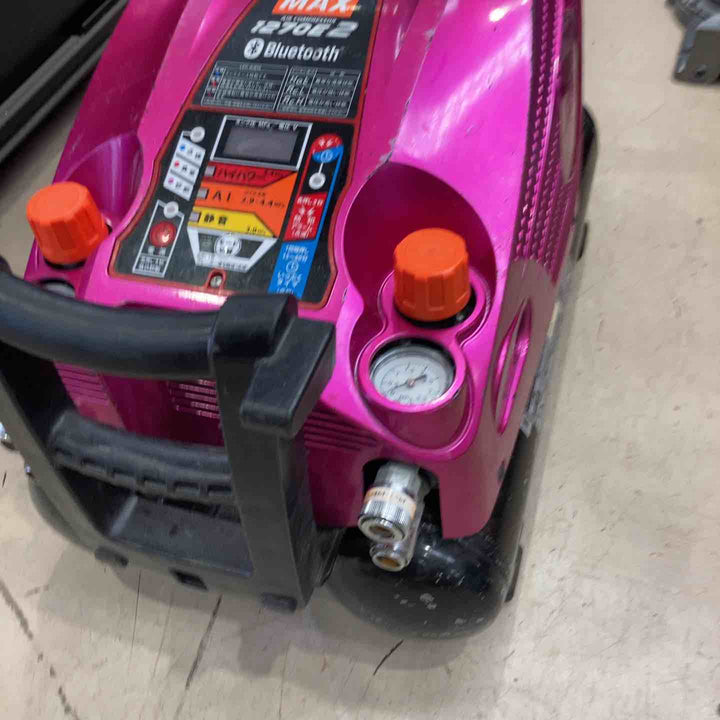 ◇マックス(MAX) 高圧専用エアコンプレッサー AK-HH1270E2 ブライトマゼンタ【町田店】