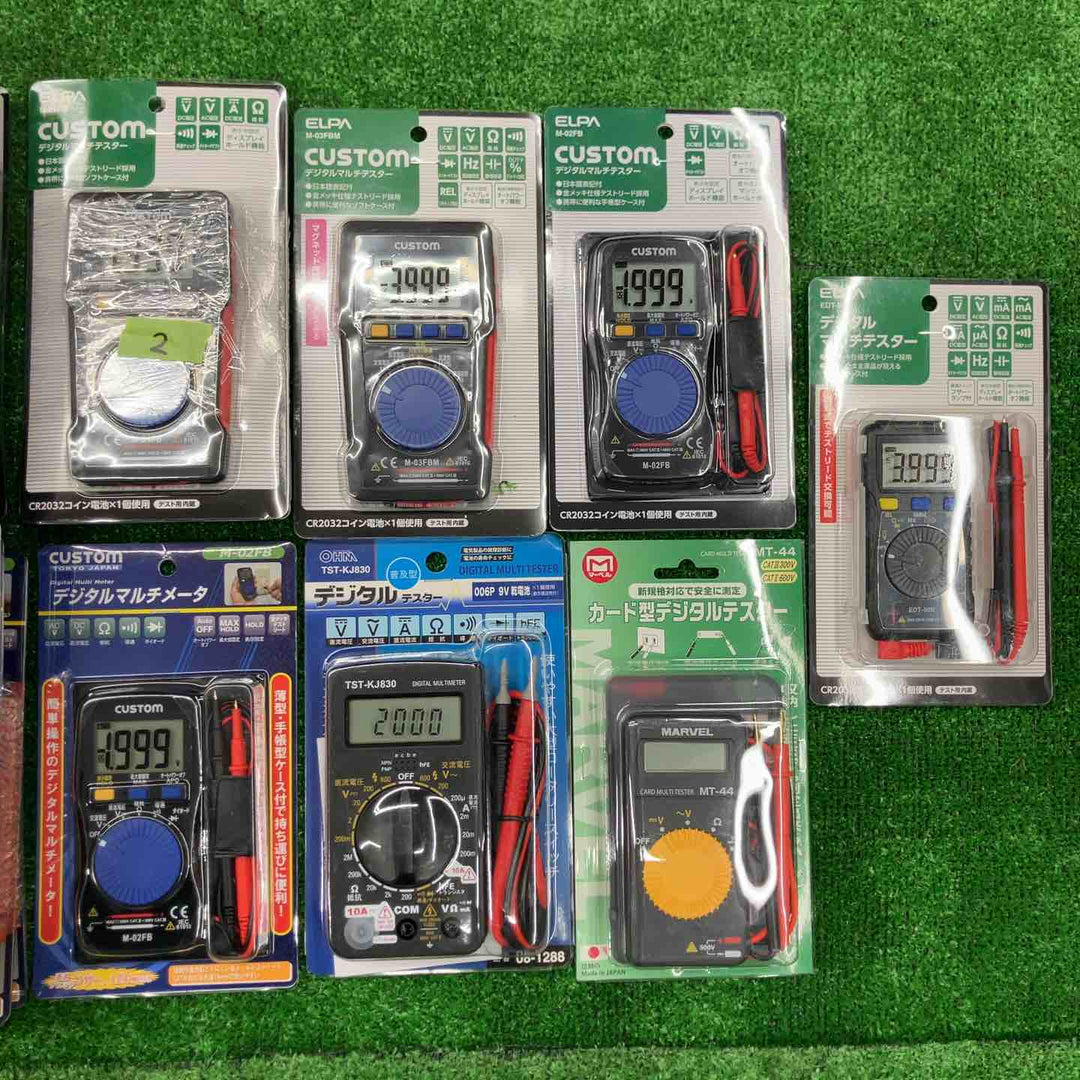 【未使用】デジタルテスター計26点まとめ売り(※メーカー混在) 【桶川店】
