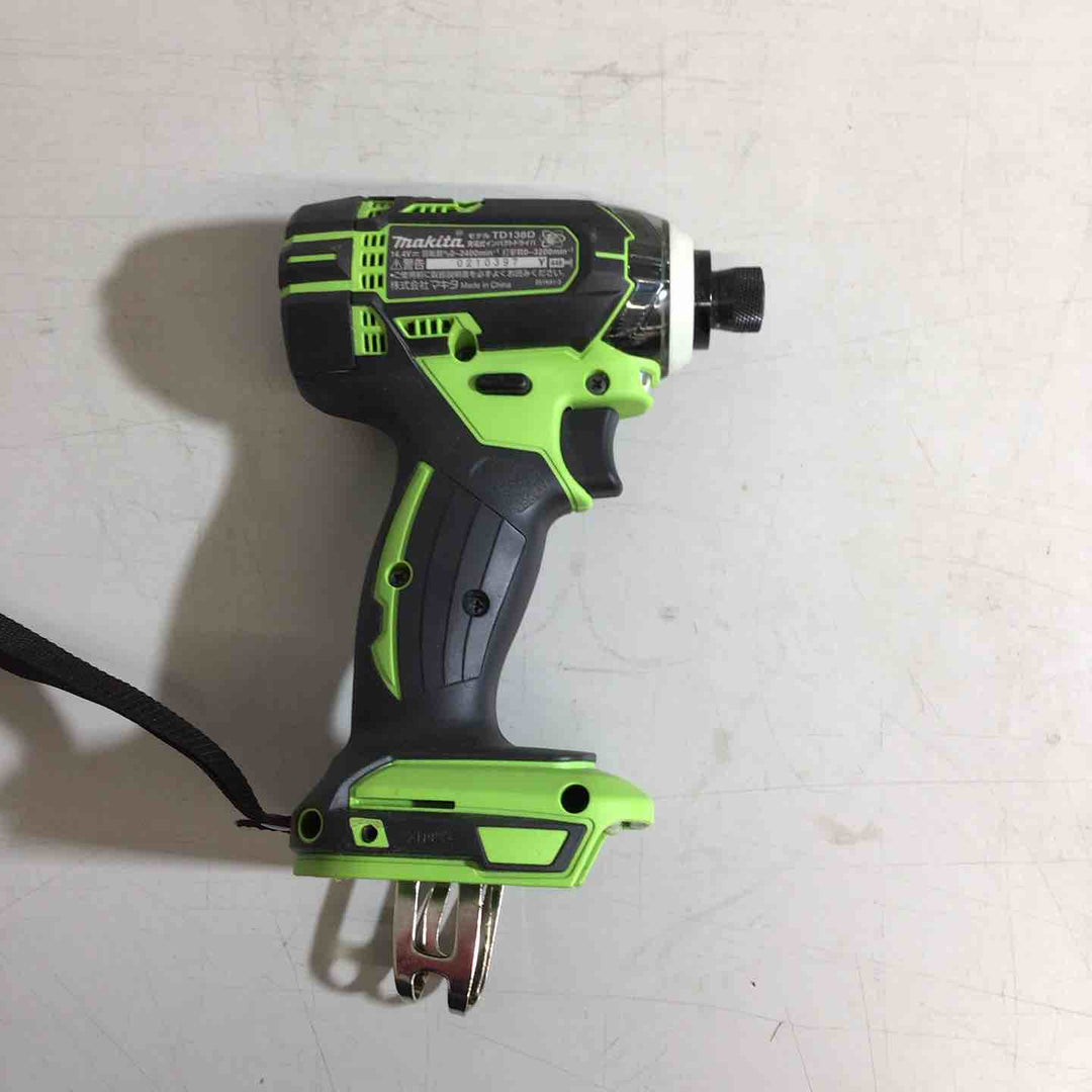 ★マキタ(makita) コードレスインパクトドライバー TD138DZL【戸田店】