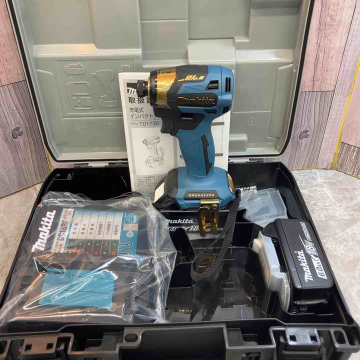 ☆マキタ(makita) コードレスインパクトドライバー TD173DGXPB LXT20周年記念限定カラー プレミアムブルー【八潮店】