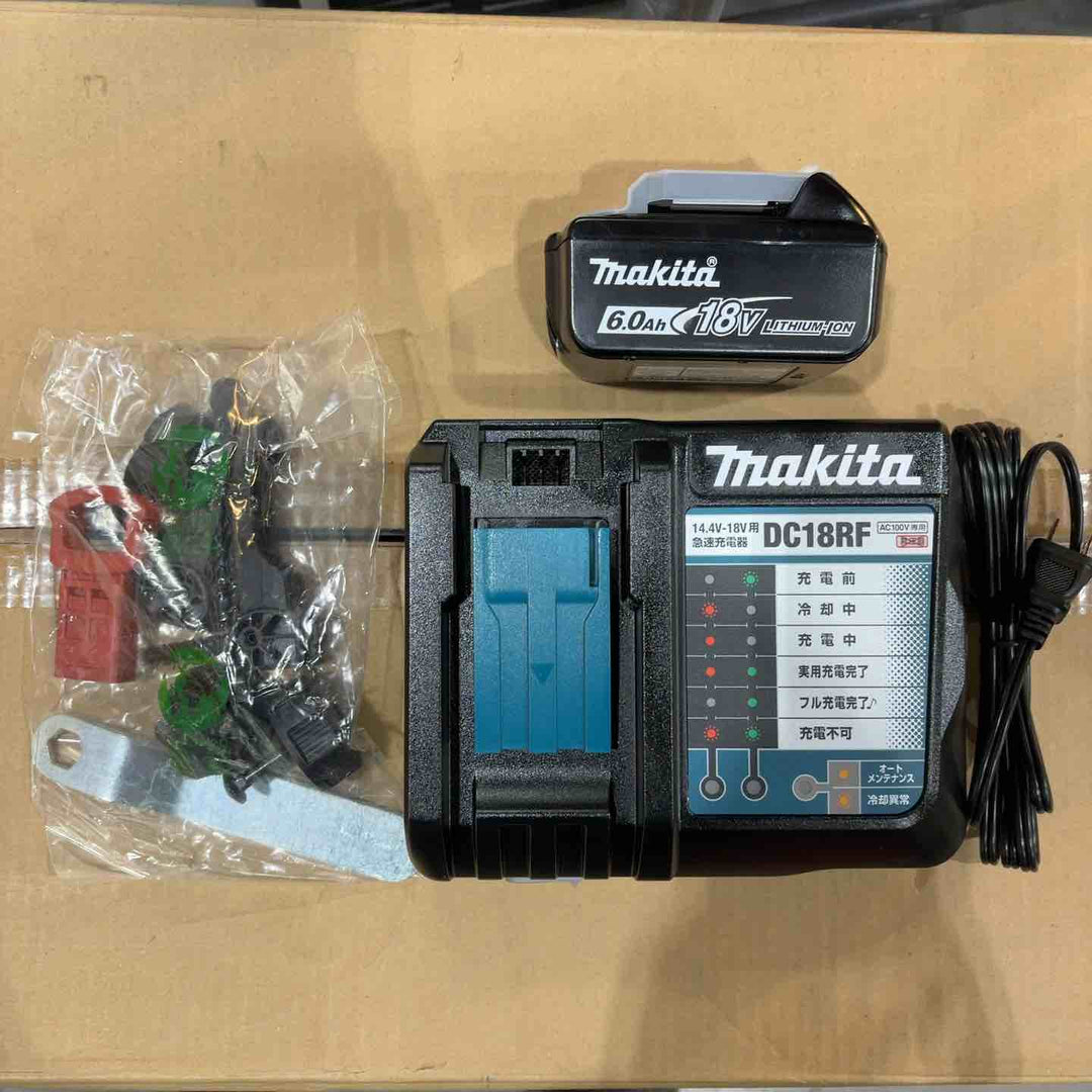 マキタ(Makita) 330ミリ充電式芝刈機 18V6Ah バッテリ、充電器付 MLM330DRG 青【川口店】