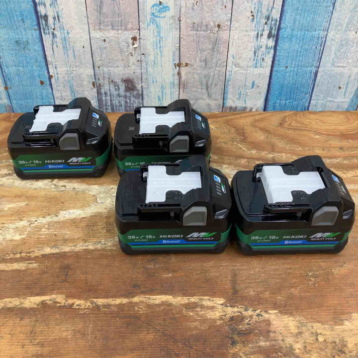 【未使用品】 純正品 ハイコーキ(HIKOKI ※旧:日立工機) リチウムイオンバッテリー  BSL36A18BX 4個セット まとめ売り【柏店】