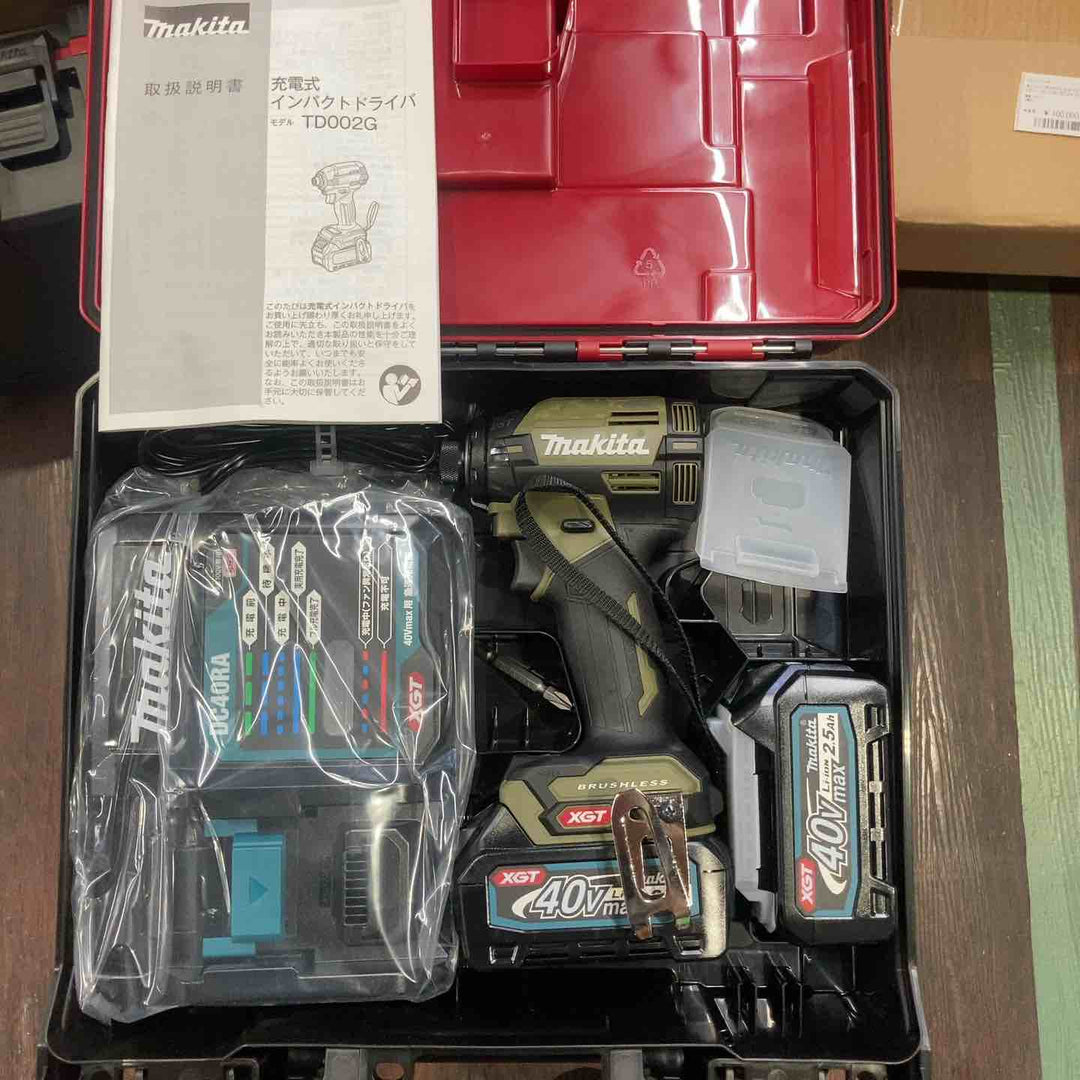お得なセット品♪マキタ(makita) コードレスインパクトドライバー TD002GRDXO×4点 TD002GRDX×1点の合計5点セット！【町田店】