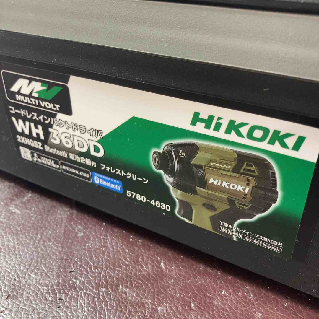【未使用(店頭展示品)】★ハイコーキ(HIKOKI ※旧:日立工機) コードレスインパクトドライバ フォレストグリーン WH36DD(2XHGSZ)【東大和店】