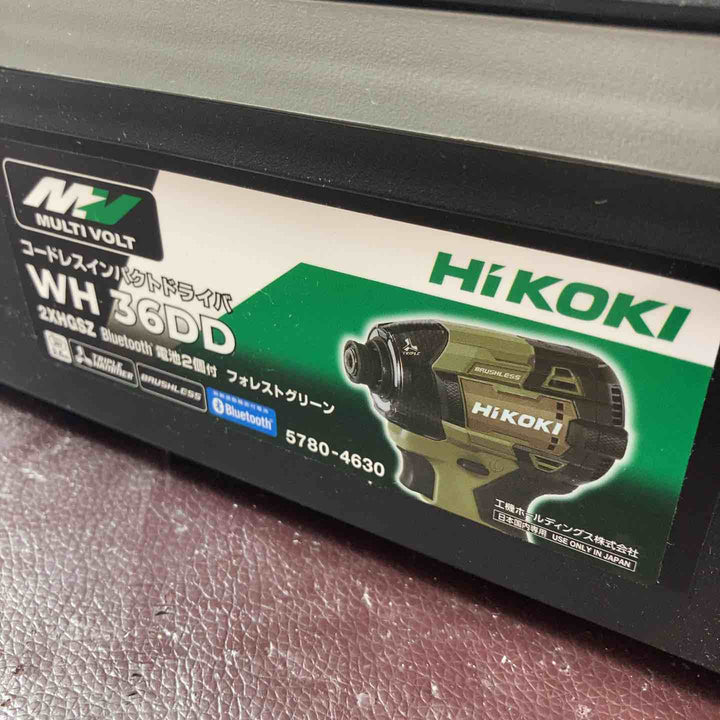 【未使用(店頭展示品)】★ハイコーキ(HIKOKI ※旧:日立工機) コードレスインパクトドライバ フォレストグリーン WH36DD(2XHGSZ)【東大和店】