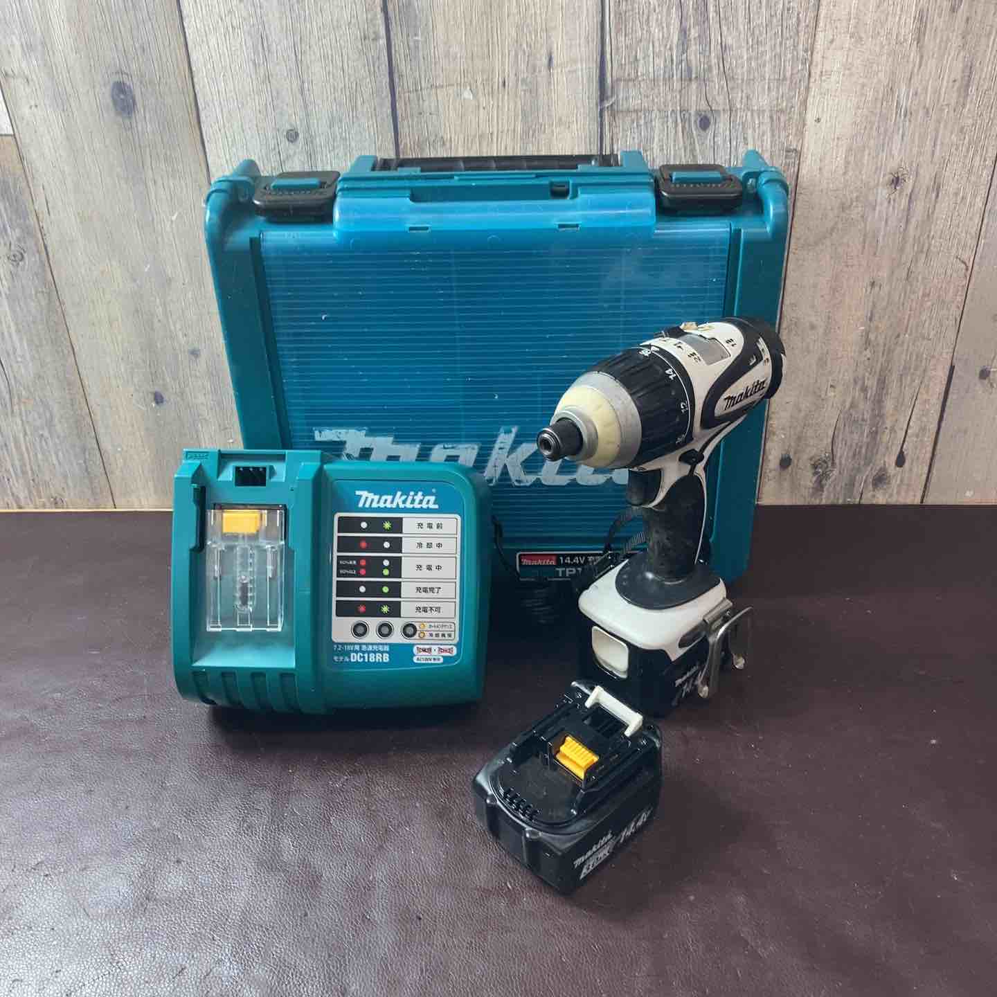 【中古品】 マキタ(makita) 4モードコードレスインパクトドライバ TP130DRFXW ホワイト 【東大和店】 中古品】 マキタ(makita) 4モードコードレスインパクトドライバ
