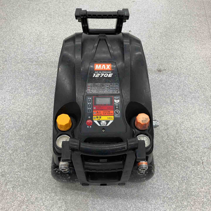 ★マックス(MAX) エアコンプレッサー AK-HL1270E_ブラック 保証なし【八潮店】