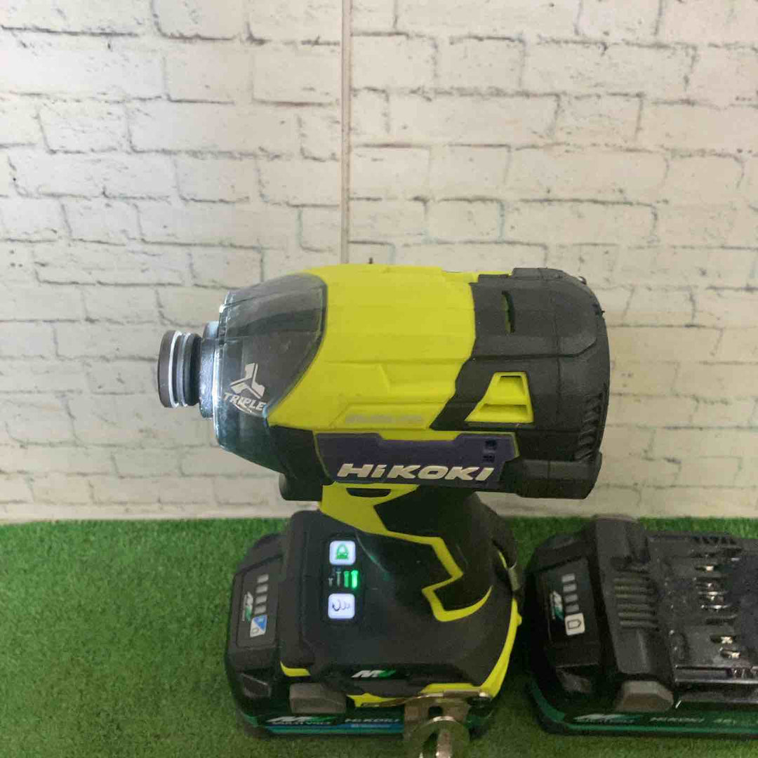 ★ハイコーキ(HIKOKI ※旧:日立工機) コードレスインパクトドライバ スパイダーイエロー WH36DD(2XHYSZ)【町田店】