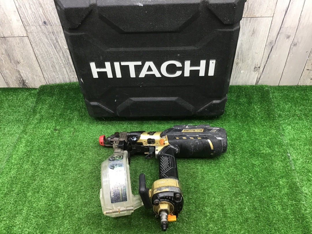 エア漏れあり★ハイコーキ(HIKOKI ※旧:日立工機) 高圧エアネジ打ち機 WF4H3(S)【富山店】●Y6