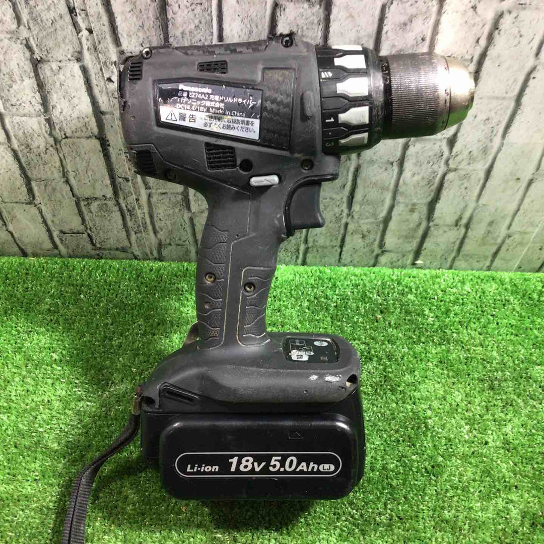 ★パナソニック(Panasonic) コードレスドリルドライバー EZ74A2LJ2G-B【川口店】