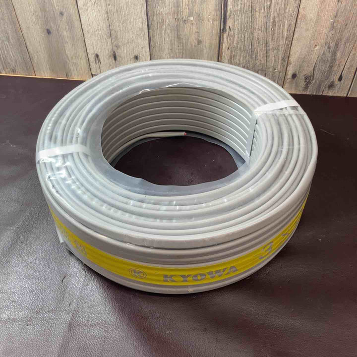 【未使用品(店頭展示品)】 協和電線工業株式会社VVFケーブル 2.0mm×3芯 100m巻 (灰色) (新品未使用 ) 【東大和店】