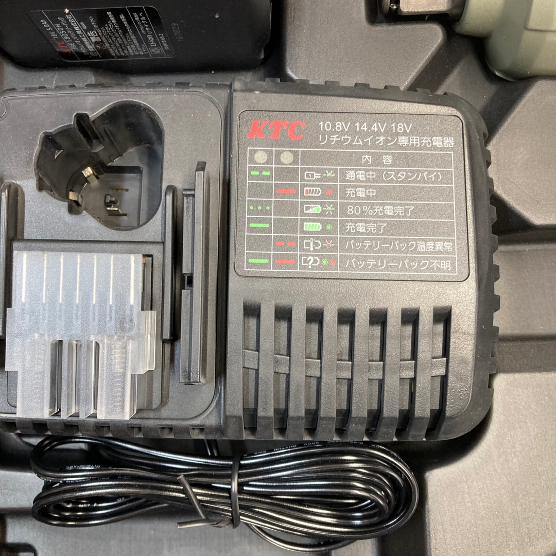 【未使用(店頭展示品)】KTC(京都機械工具)コードレスインパクトレンチ JTAE681 フルセット品【東大和店】