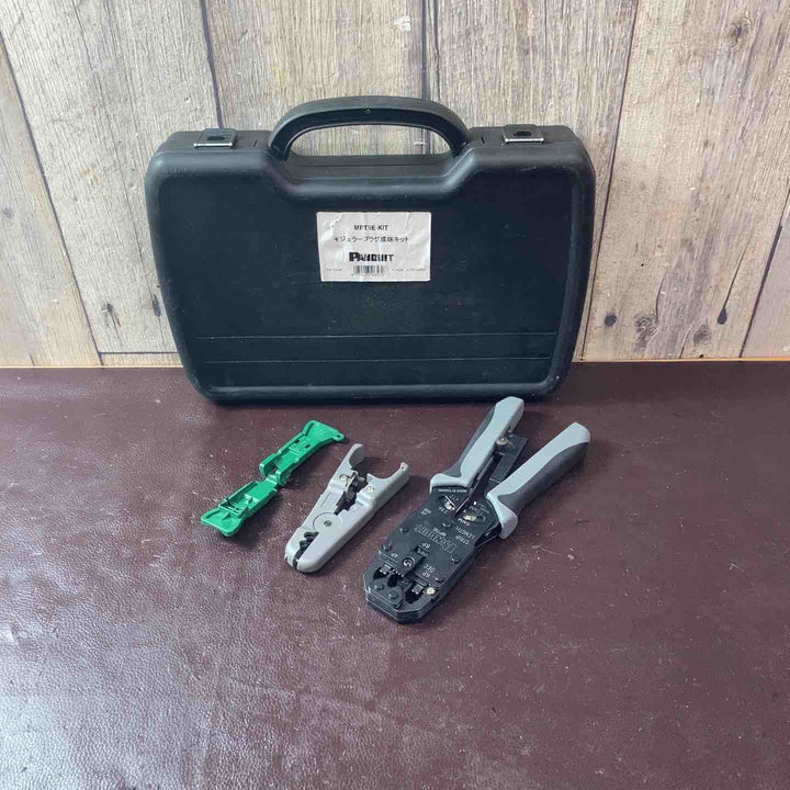 【中古品】パンドウイット モジュラプラグ圧着工具 マルチタイプ ケース付キット MPT5E-KIT【東大和店】