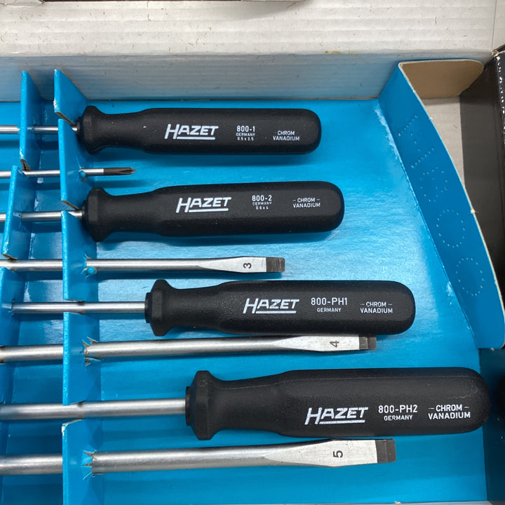 ハゼット(HAZET) プラスドライバー 8本 800/8-1【越谷店】