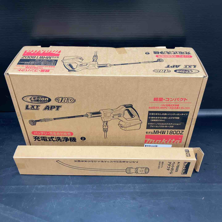 【未使用品】マキタ(makita) コードレス高圧洗浄機 MHW180DZ ペットボトルアダプタ付き【川越店】