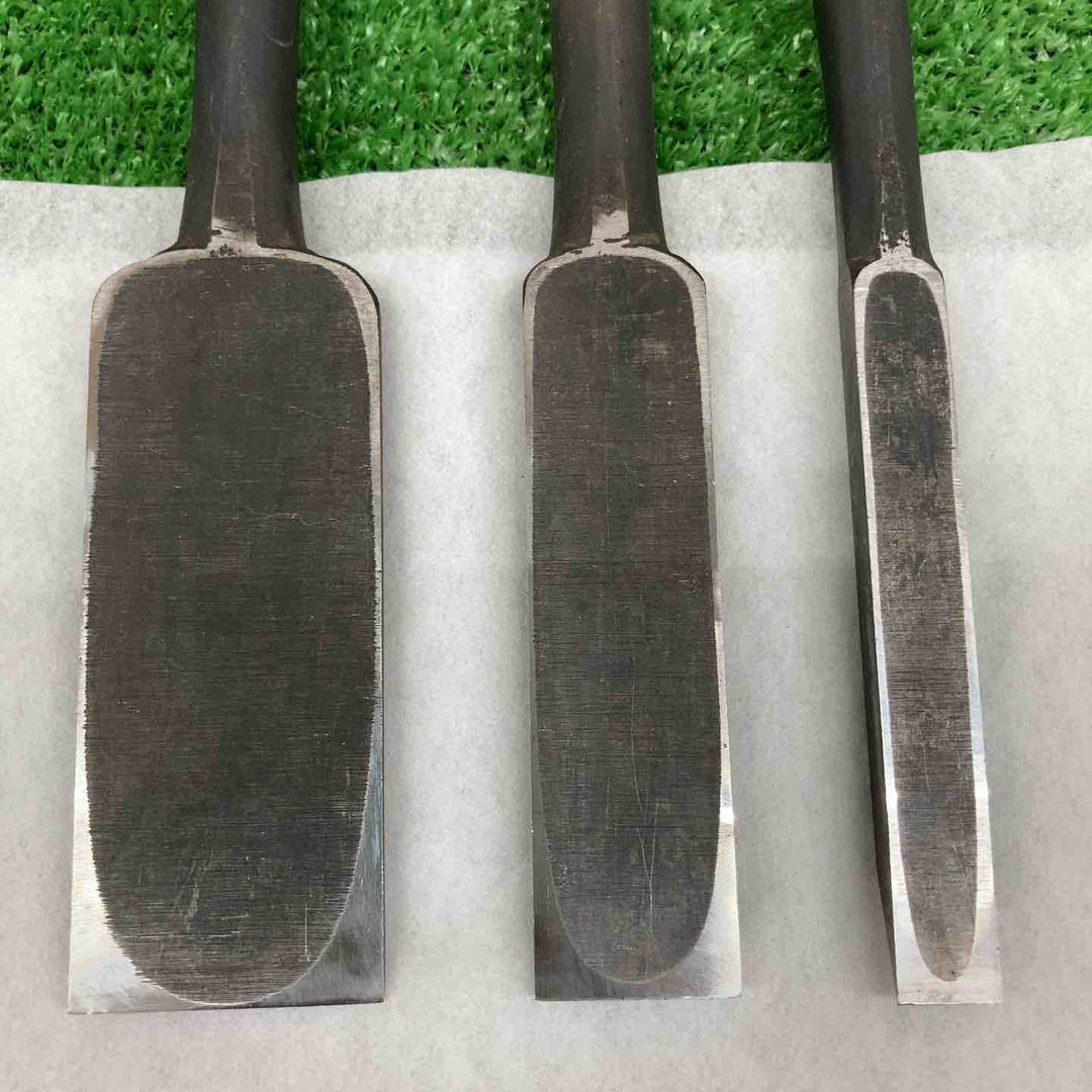 【中古・現状品】 鑿 のみ 正道 銘 3本組 【鴻巣店】