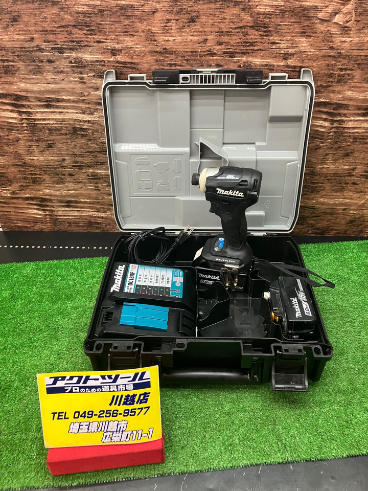 ★マキタ(makita) コードレスインパクトドライバー TD172DRGXB バッテリー充電回数6回、20回【川越店】