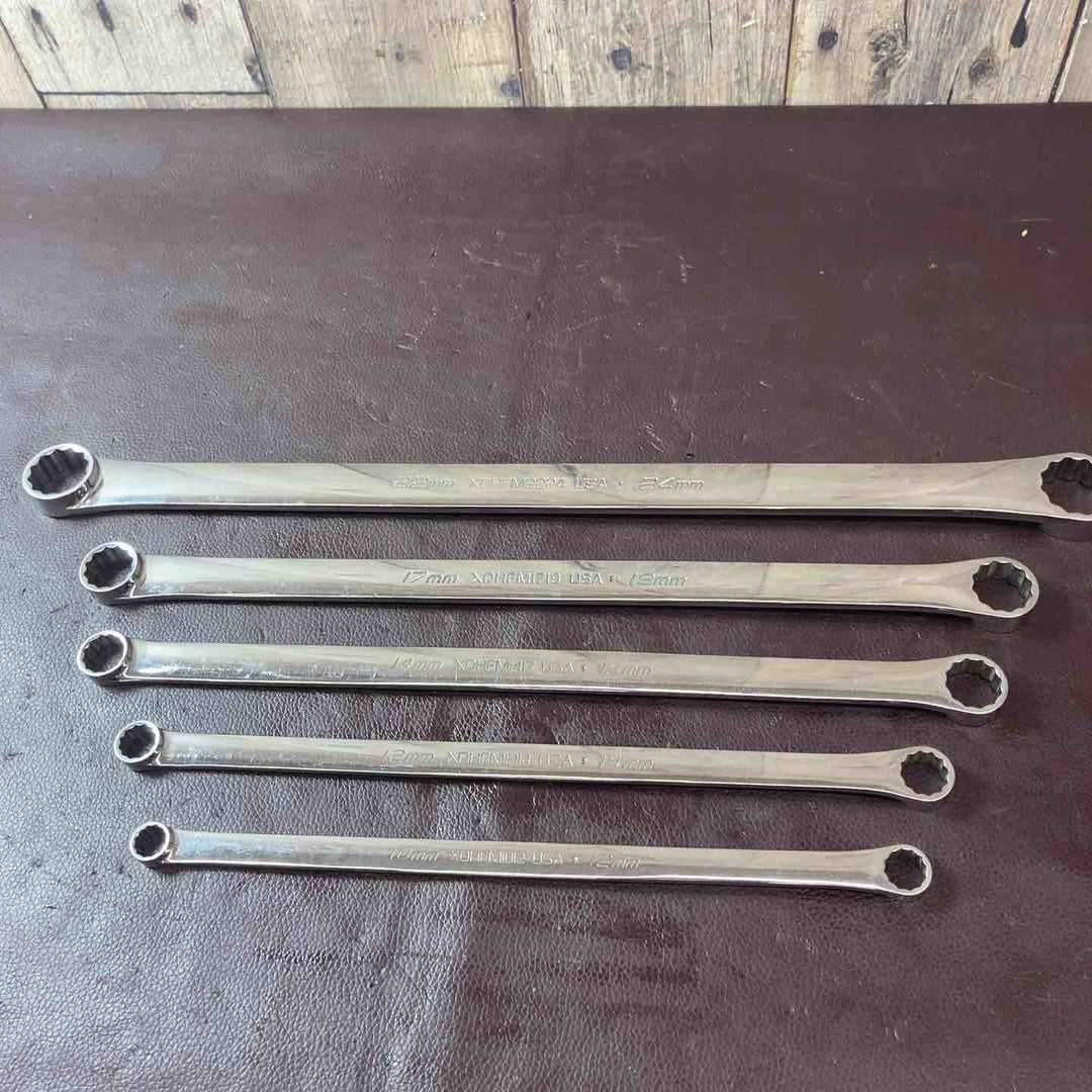【中古品】スナップオン(Snap-on) ロングストレートメガネレンチ 計5本セット XDHFM1012～2224【東大和店】