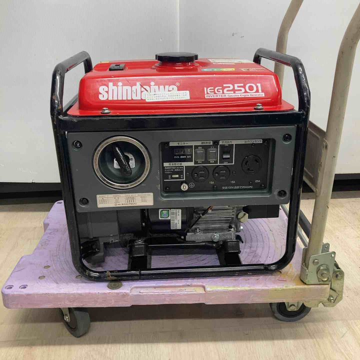 ◇新ダイワ(Shindaiwa) インバーターエンジン発電機 IEG2501【川越店】