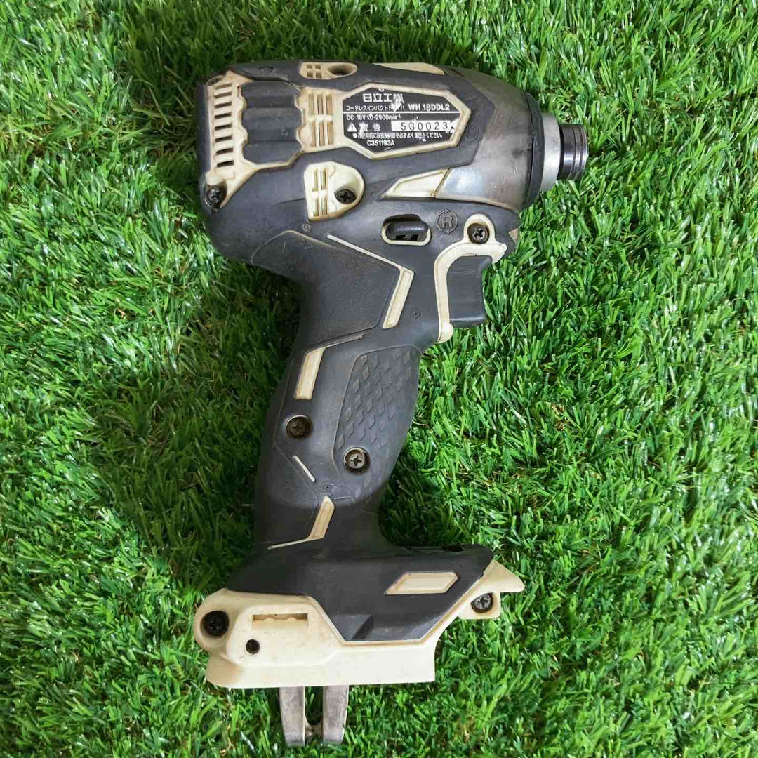 ★ハイコーキ(HIKOKI ※旧:日立工機) コードレスインパクトドライバー WH18DDL2(NN)(S)　本体のみ、軸ブレ有【戸田店】