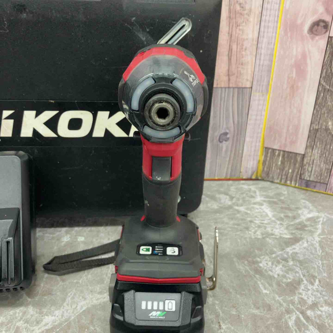 ★ハイコーキ(HIKOKI ※旧:日立工機) コードレスインパクトドライバ スコーピオンレッド WH36DD(2XHRSZ)【八潮店】