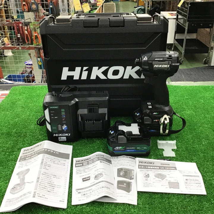 【未使用】 HiKOKI コードレスインパクトドライバ WH36DD(2XHBSZ) マルチボルト 36V 【桶川店】