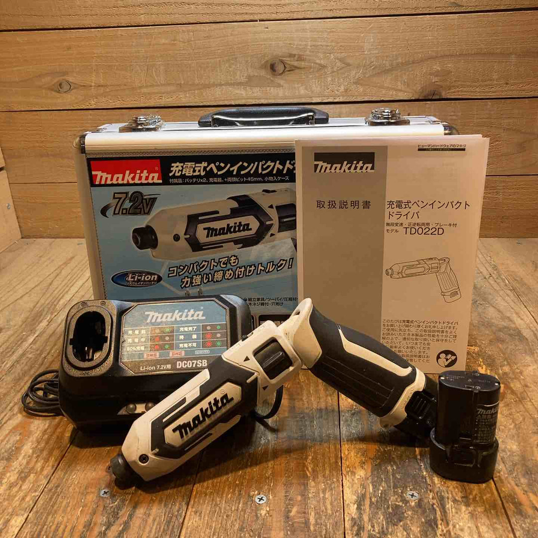 【中古品】マキタ(makita) コードレスペンインパクトドライバー TD022DZW【所沢店】