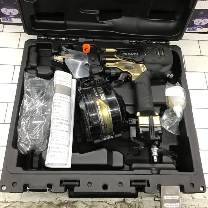 ★ハイコーキ(HIKOKI ※旧:日立工機) 高圧エア釘打ち機 NV50HR2(S)【所沢店】