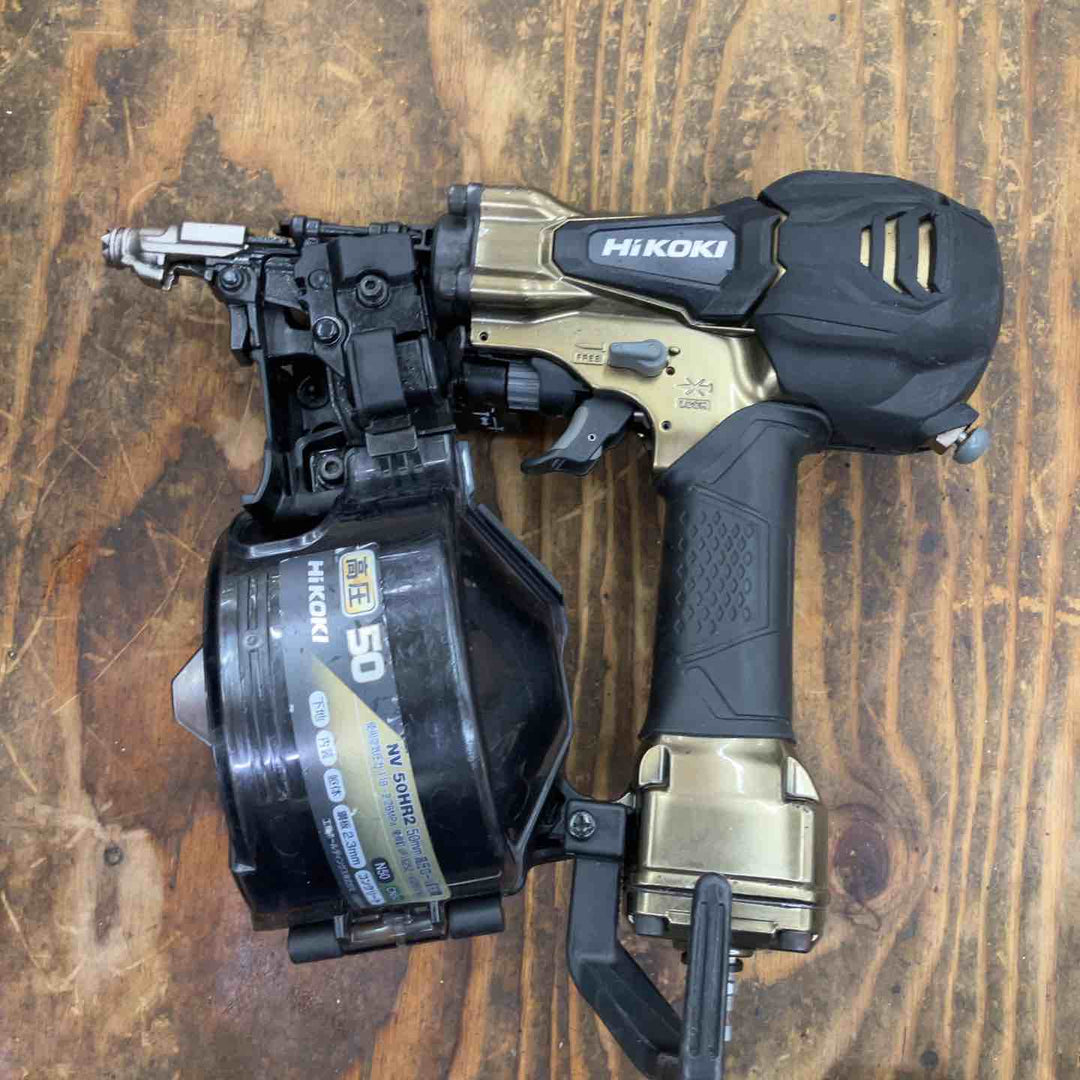 ★ハイコーキ(HIKOKI ※旧:日立工機) 高圧エア釘打ち機 NV50HR2(S)【柏店】