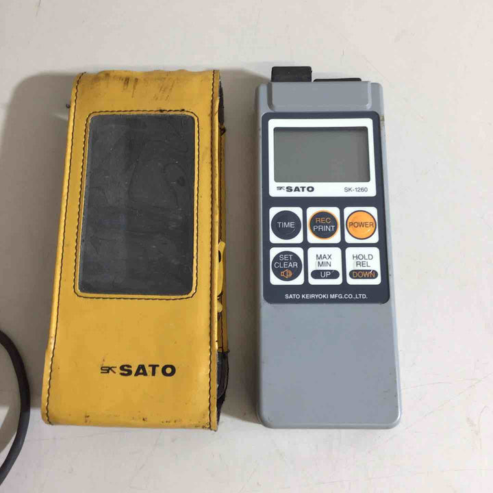 【中古品】SATO 佐藤計量器 防水型デジタル温度計 SK-1260＋オプションセンサ SK－S301K (8080-50)【戸田店】